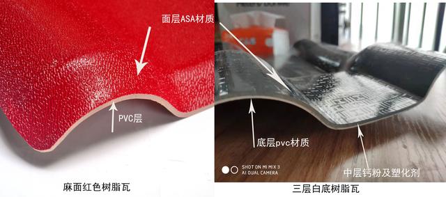 樹脂瓦灰底的和白底的區(qū)別？三層和兩層合成樹脂瓦那種好？